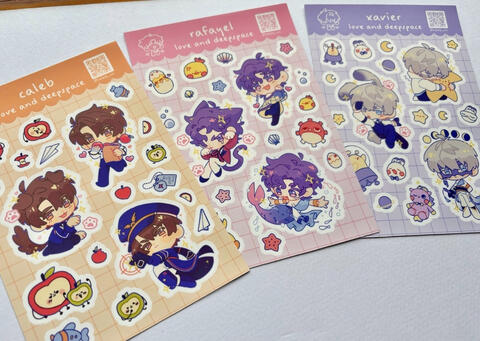 Sticker Sheets - Love and Deepspace