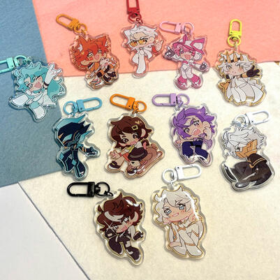 7cm Epoxy Keychains - TBHX