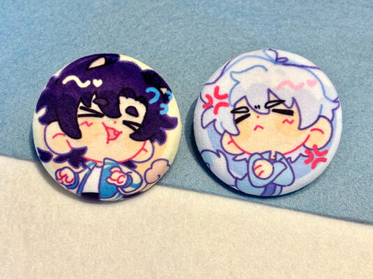 58mm Plush Badge - Link Click