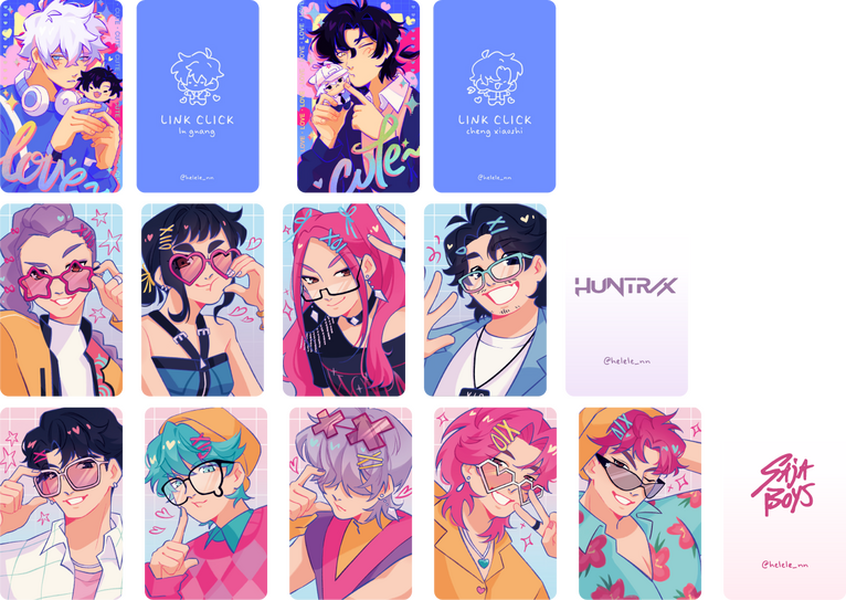 Photocards - Link Click + Kpop Demon Hunters